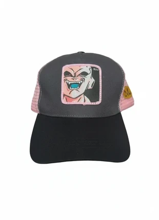 Gorra Majin Boo Dragon Ball negra y rosa, estado: Novo sem etiquetas, tamanho: Tamanho único, €4.00, €4.90 inclui Proteção do Comprador