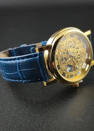Montre bleue et dorée, mécanique apparente r083, brand: Quartz, condizioni: Ottime, taglia: Taglia unica, €10.00, €11.20 include la Protezione acquisti Pro