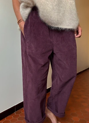 Pantalon magique en velours épais prune TU, brand: Intuition, condition: Very good, size: One size, €49.00, €52.15 includes Buyer Protection
