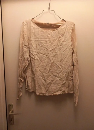 T-shirt beige manches longues, brand: Tara Jarmon, condition: Good, size: L / 40 / 12, €5.00, €5.95 includes Buyer Protection
