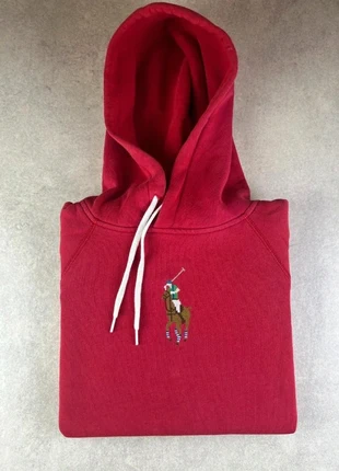 Sweat à Capuche Polo Ralph Lauren Rouge Taille S Coton Hoodie kapuzenpullover Sweatshirt A073, marque: Ralph Lauren, état: Très bon état, taille: S, 58,00 €, 61,60 € Protection acheteurs incluse