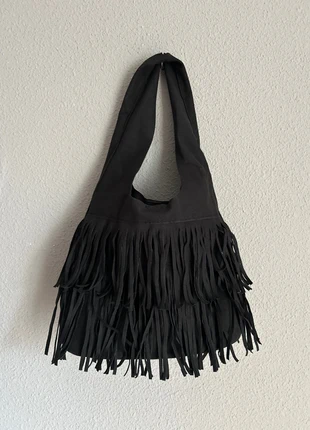 Bolso Boho flecos negro, brand: Local, condizioni: Nuovo senza cartellino, €5.00, €5.95 include la Protezione acquisti