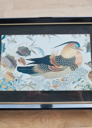 Cadre décoration avec gravure oiseau 2, marque: Inconnu, état: Bon état, 5,00 €, 5,95 € Protection acheteurs incluse