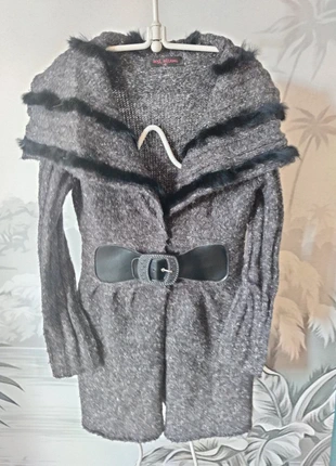Gilet long laine et fausse fourrure, brand: Bosebelking, condition: Very good, size: L / 40 / 12, €6.00, €7.00 includes Buyer Protection