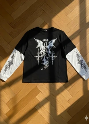 T-shirt manches longues "Ange gothique", brand: siou, condizioni: Ottime, taglia: M, €34.99, €37.44 include la Protezione acquisti