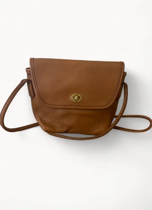 Coach Quincey | Sac de collection à bandoulière en cuir marron, brand: Coach, condition: Good, €95.00, €100.45 includes Buyer Protection Pro