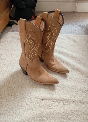 Vintage cowboy boots, brand: Joe Sanchez, condition: Very good, size: 3, £12.50, £13.83 includes Buyer Protection