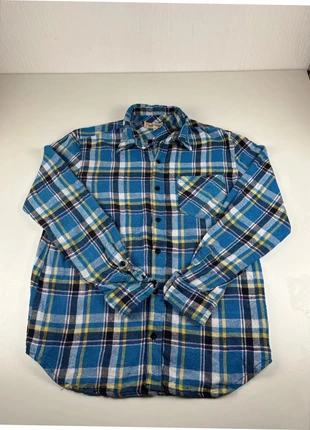 Chemise flanelle vintage M avec un trou à repriser, marque: Trees & Trails, état: Bon état, taille: M, 9,00 €, 10,15 € Protection acheteurs (Pro) incluse