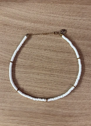 Collier ras de cou blanc et doré My Little Box, marca: My Little Box, estado: Nuevo sin etiquetas, 5,00 €, 5,95 € Protección al comprador incluida