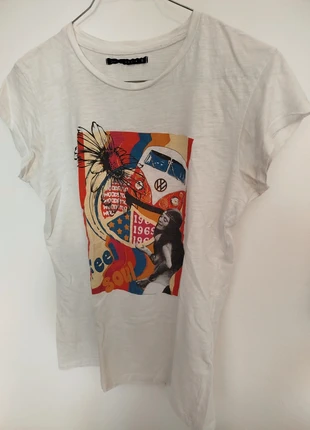 Maglietta bianca cotone, marque: Zuiki, état: Satisfaisant, taille: S / 36 / 8, 1,00 €, 1,75 € Protection acheteurs incluse