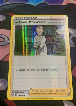 Recherches professorales holographique 178/202, marca: Pokémon, estado: Muito bom, €1.00, €1.75 inclui Proteção do Comprador Pro