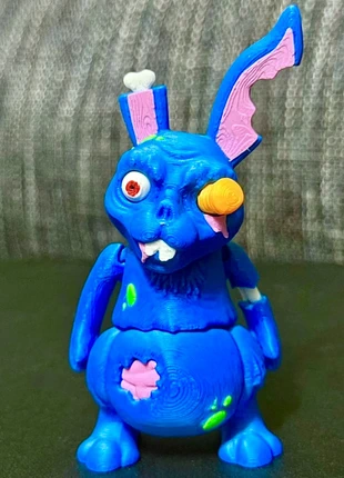 Blue Zombie Undead Bunny Rabbit 3D Printed Figure Fridge Magnet, brand: horror, condition: Very good, £6.99, £8.04 includes Buyer Protection Pro