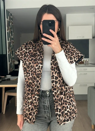 Veste sans manches Léopard, brand: Boutique indépendante, condition: Very good, size: S / 36 / 8, €15.00, €16.45 includes Buyer Protection