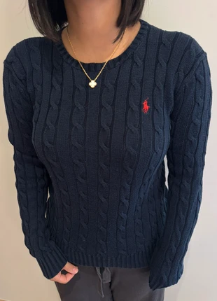 Pull sweat torsade ralph lauren bleu marine, marque: Ralph Lauren, état: Très bon état, taille: S / 36 / 8, 57,00 €, 60,55 € Protection acheteurs (Pro) incluse