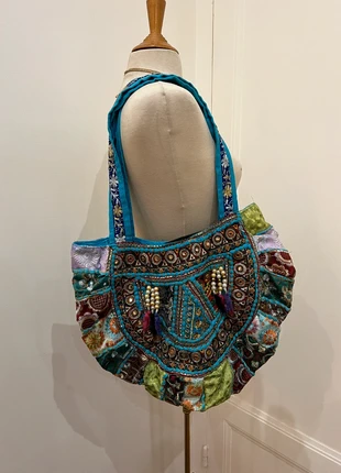 Sac tissu Indien ethnique avec broderies, marke: Indian, zustand: Sehr gut, 6,00 €, 7,00 € inklusive Vinted-Käuferschutz