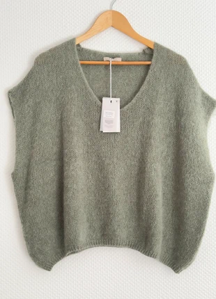 Pull ample sauge en baby alpaga tout doux intuition, brand: Intuition, condition: Very good, size: One size, €45.00, €47.95 includes Buyer Protection Pro