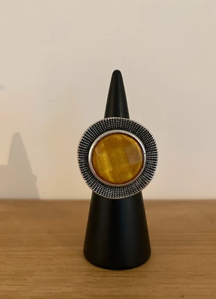 Arty ring - silver color - aanpasbaar- adjustable- femme, staat: Goed, maat: Aanpasbaar, € 3,00, € 3,85 inclusief Kopersbescherming