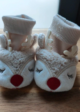 Chaussons rennes Noël 0/6 mois, marque: Primark, état: Très bon état, taille: 16, 2,50 €, 3,33 € Protection acheteurs incluse
