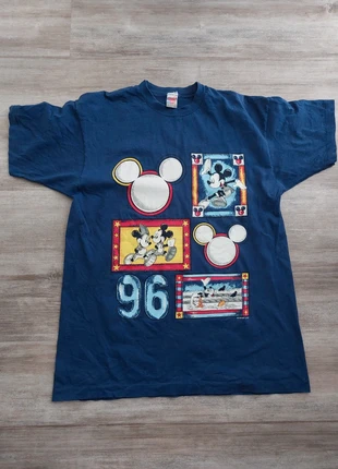 T-shirt Disney Mickey Unlimited vintage bleu marine, année 1996 - Taille unique, marque: Vintage Dressing, état: Très bon état, taille: XL, 12,00 €, 13,30 € Protection acheteurs incluse