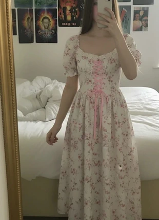 Robe Longue Fleurie Vintage – Romantique / Printemps / Bohème / Pastel, brand: Atelier Ysée, condizioni: Ottime, taglia: M / IT 42 / EU 38, €49.99, €53.19 include la Protezione acquisti Pro