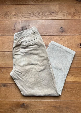 Pantalon en velours côtelé/corduroy beige coupe large vintage - Taille 40x32, marca: Vintage Dressing, estado: Muito bom, tamanho: PT 50 | W40, €15.00, €16.45 inclui Proteção do Comprador