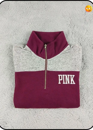 Pull 1/4 Zip Victorias's Secret Bordeaux/Gris , Taille S- Femme, merk: Victoria's Secret, staat: Heel goed, maat: S / 36 / 8, € 14,90, € 16,35 inclusief Kopersbescherming Pro