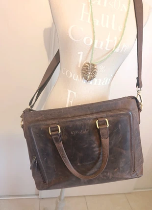 Sac en cuir effet vieilli Stilord Sac business état excellent, marque: Stilord, état: Très bon état, 75,00 €, 79,45 € Protection acheteurs incluse