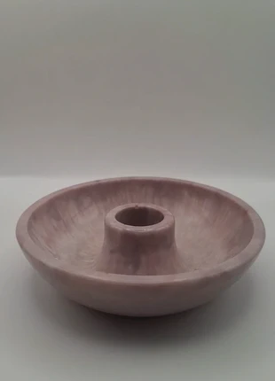 Handgegoten Kandelaar - Warm Taupe, merk: Studio Mezzanine, staat: Nieuw met prijskaartje, € 3,95, € 4,85 inclusief Kopersbescherming