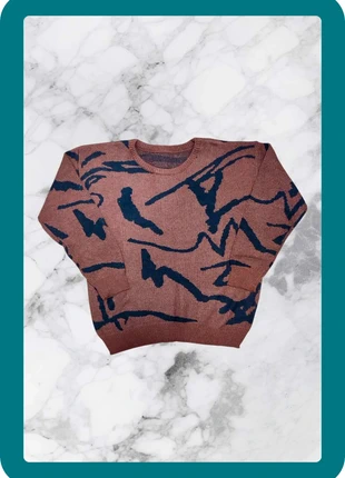 Pull y2k vintage rouge avec motif noir S, marque: y2k, état: Neuf sans étiquette, taille: S, 20,00 €, 21,70 € Protection acheteurs incluse