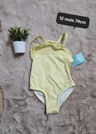 Maillot de bain fleurie 12 mois Neuf Obaibi, marca: Obaïbi, estado: Muy bueno, tamaño: 9-12 meses / 74 cm, 7,50 €, 8,58 € Protección al comprador Pro incluida