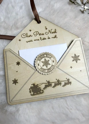Enveloppe père noel, marque: lumawood, état: Neuf avec étiquette, 14,00 €, 15,40 € Protection acheteurs incluse