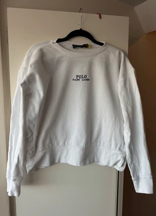 White Polo Ralph Lauren sweatshirt Size M, brand: Polo Ralph Lauren, condition: Very good, size: M / 10, £35.00, £37.45 includes Buyer Protection