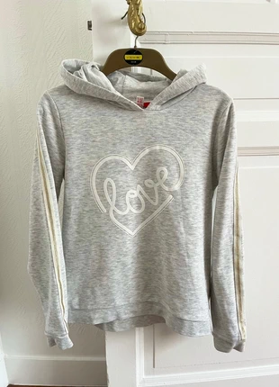 🤍 Sweat gris à capuche fille 14ans, marke: Okaïdi, zustand: Sehr gut, größe: 14 Jahre / 164, 10,00 €, 11,20 € inklusive Vinted-Käuferschutz
