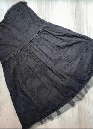 Vestido negro sin tirantes, marque: Bershka, état: Très bon état, taille: M / 38 / 10, 9,00 €, 10,15 € Protection acheteurs incluse