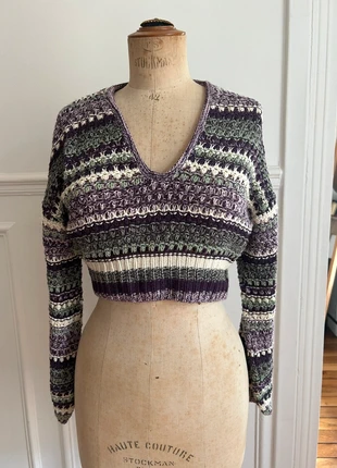 Pull en maille crop top, marque: Pull & Bear, état: Très bon état, taille: S / 36 / 8, 5,00 €, 5,95 € Protection acheteurs incluse