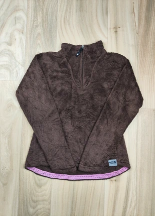 Veste polaire half zip, marron, The North Face TNF, doublure rose , vintage Y2K, taille M femme, marca: The North Face, estado: Muito bom, tamanho: M / 38 / 10, €32.00, €34.30 inclui Proteção do Comprador Pro