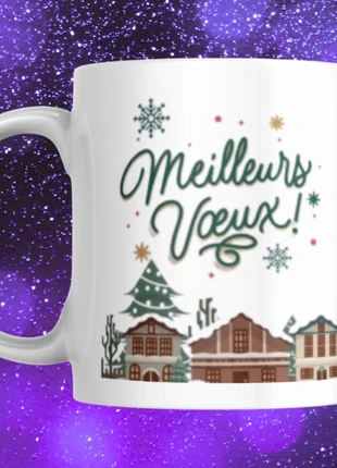 Mug De Noel Maison De Noel Meilleurs Voeux, Décoration Meilleures Amies, Sœurs, Collègues, Famille, merk: Tendance, staat: Nieuw met prijskaartje, € 7,90, € 9,00 inclusief Kopersbescherming Pro