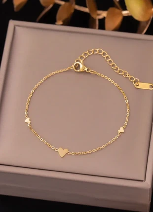 Bracelet cœur Acier Inoxydable 304, état: Neuf sans étiquette, 7,00 €, 8,05 € Protection acheteurs incluse