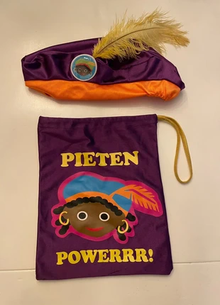Pieten zakje en muts Pieten Power!, condizioni: Buone, taglia: 4 anni / 104 cm, €1.00, €1.75 include la Protezione acquisti
