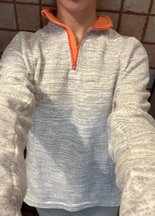 Felpa Quechua grigia a mezza zip pile– taglia S, marca: Quechua, estado: Novo sem etiquetas, tamanho: S / 36 / 8, €4.00, €4.90 inclui Proteção do Comprador