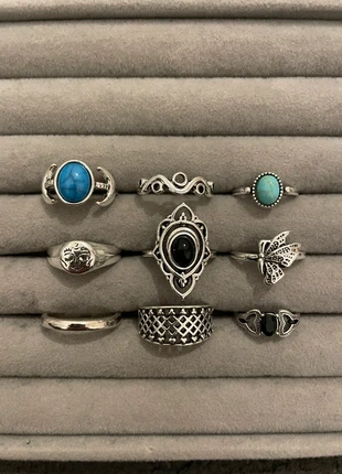 Combo 9 bagues lot, zustand: Sehr gut, größe: 53.1 mm / 16.9 mm Ø, 3,90 €, 4,80 € beinhaltet Vinted-Käuferschutz Pro