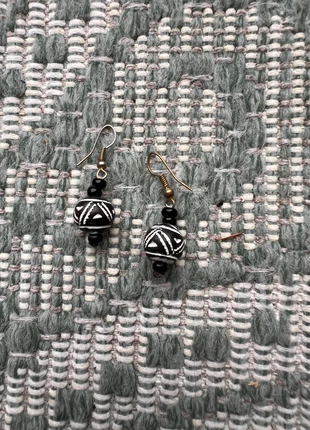 Ohrringe mit schön bemalten Perlen, marke: Sonstiges, zustand: Neu, 3,00 €, 3,85 € inklusive Vinted-Käuferschutz