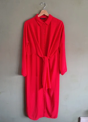 Marks & Spencer waist tie detail long sleeve shirt dress, brand: Marks & Spencer, condition: Very good, size: L / 12, £10.00, £11.20 includes Buyer Protection