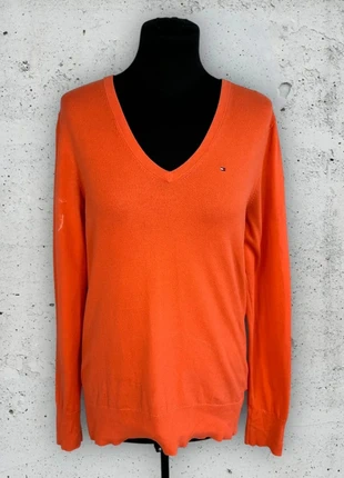 Pull col V orange Tommy Hilfiger taille unique, brand: Tommy Hilfiger, condizioni: Ottime, taglia: Taglia unica, €5.00, €5.95 include la Protezione acquisti Pro