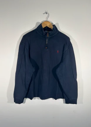 Pull Ralph Lauren half zip bleu marine, marke: Ralph Lauren, zustand: Gut, größe: XL, 35,00 €, 37,45 € beinhaltet Vinted-Käuferschutz Pro