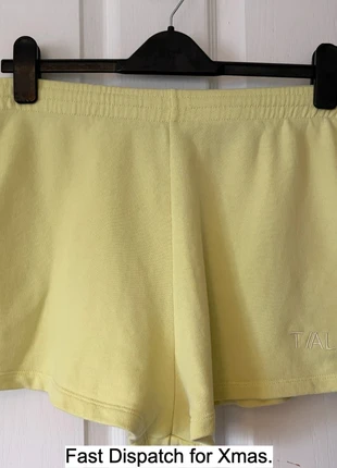 Womens Yellow TALA Fleece Shorts Large Sports Gym Workout Wear, brand: TALA, condition: Very good, size: L / UK 16-18, £6.90, £7.95 includes Buyer Protection