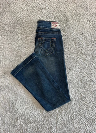 Pantalon jean true religion coupe évasée/flared taille S/W28 femme couleur bleu foncé marine, marca: True Religion, estado: Muy bueno, tamaño: S / 36 / 8, 70,00 €, 74,20 € Protección al comprador incluida