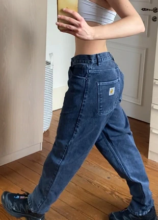 Jean carhartt bleu marine large oversize, marca: Carhartt, estado: Muito bom, tamanho: L / 40 / 12, €40.00, €42.70 inclui Proteção do Comprador