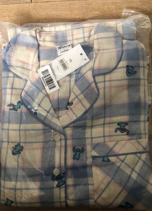 Disney Stitch size 10 brushed cotton shirt pyjamas - no offers, brand: George, condition: New with tags, size: S / UK 8-10, £11.00, £12.25 includes Buyer Protection