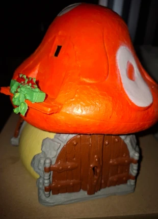 Vintage Schleich Peyo Large Smurf Mushroom House without Chimney, merk: Schleich, staat: Goed, maat: Universeel, € 25,00, € 26,95 inclusief Kopersbescherming